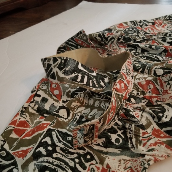 Vintage 100% Cotton Wild Dress with Fun Patterns - Picture 4 of 8